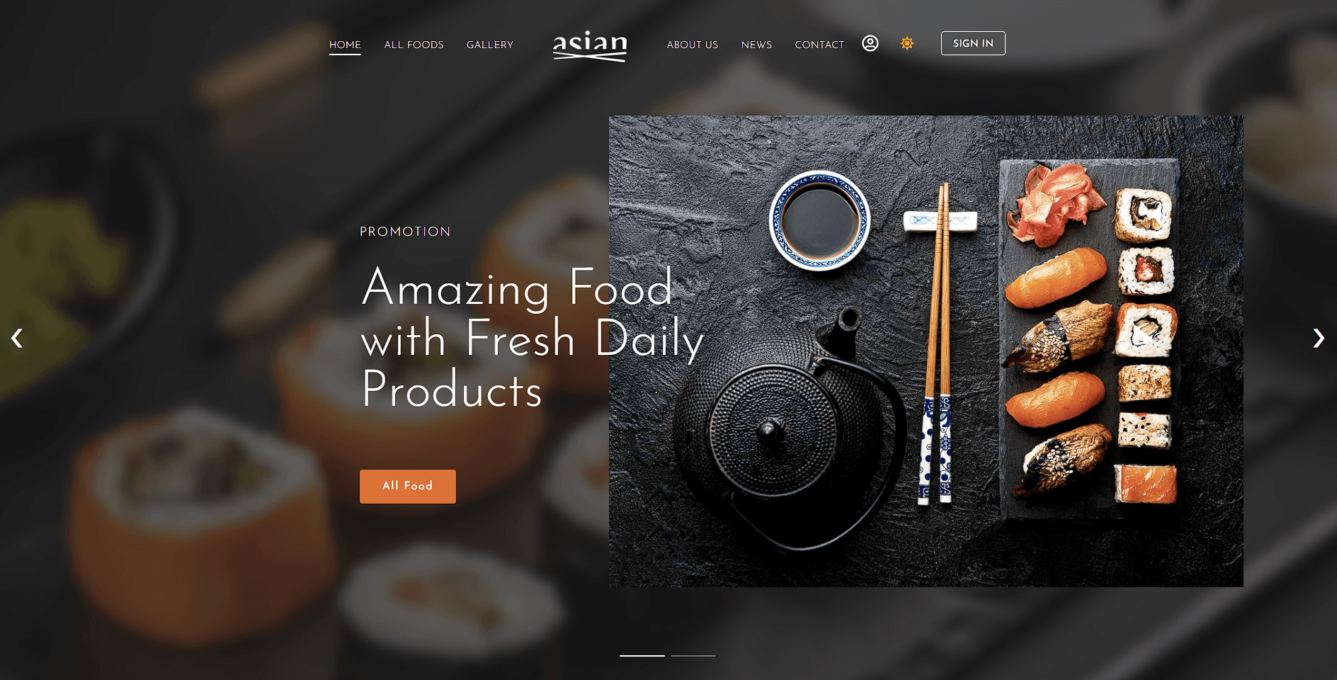 ASIAN project website screenshot